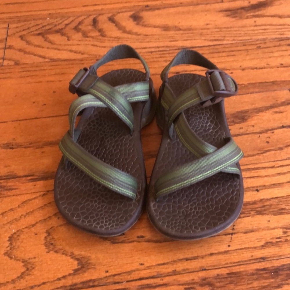 Chaco green & Gray Unaweep H20 sport sandals 8
